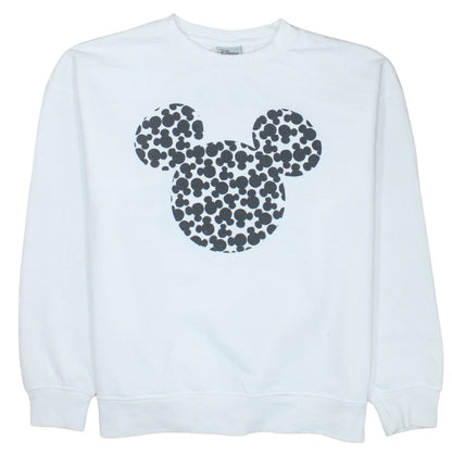 Womens UK Size 12 Disney White Pullover Sweatshirt