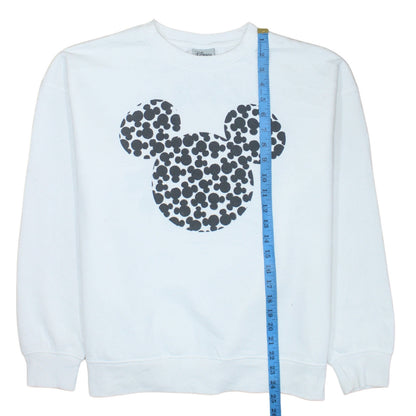 Womens UK Size 12 Disney White Pullover Sweatshirt