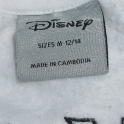 Womens UK Size 12 Disney White Pullover Sweatshirt