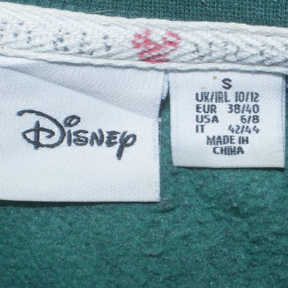 Womens UK Size S Disney Green Pullover Sweatshirt