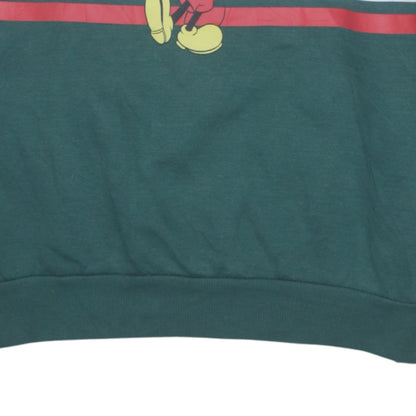Womens UK Size S Disney Green Pullover Sweatshirt