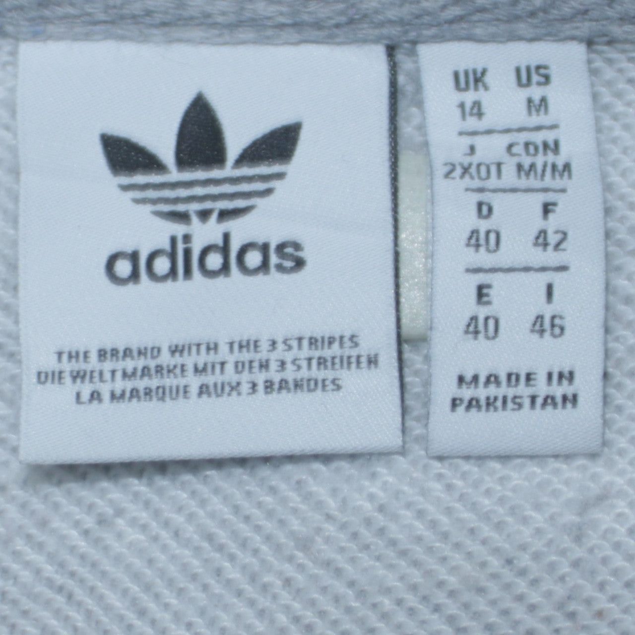 Womens UK Size 14 adidas Grey Pullover Hoodie