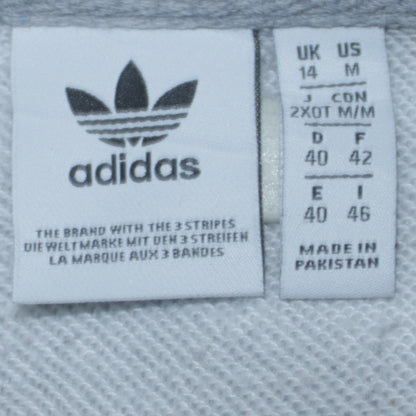 Womens UK Size 14 adidas Grey Pullover Hoodie