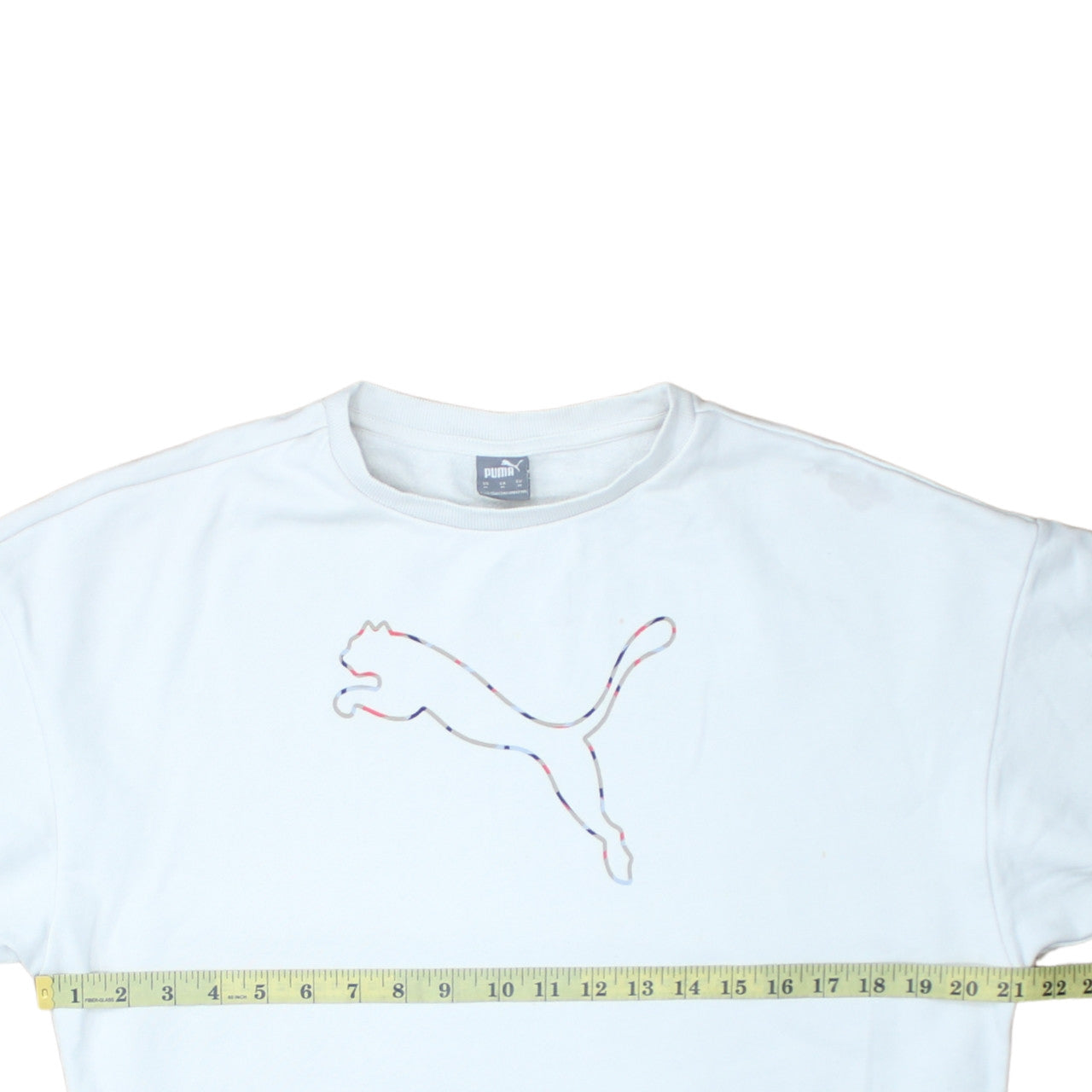 Womens UK Size M PUMA White Pullover Sweatshirt