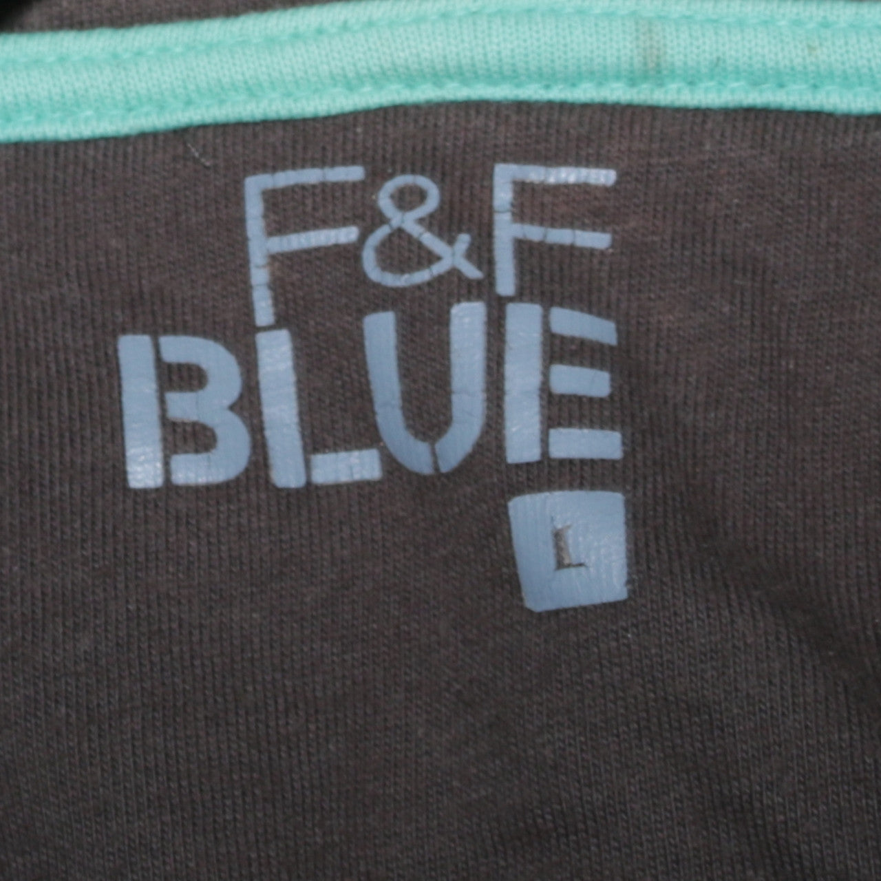 Mens UK Size L F&F Green Pullover Hoodie