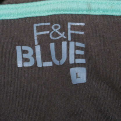 Mens UK Size L F&F Green Pullover Hoodie