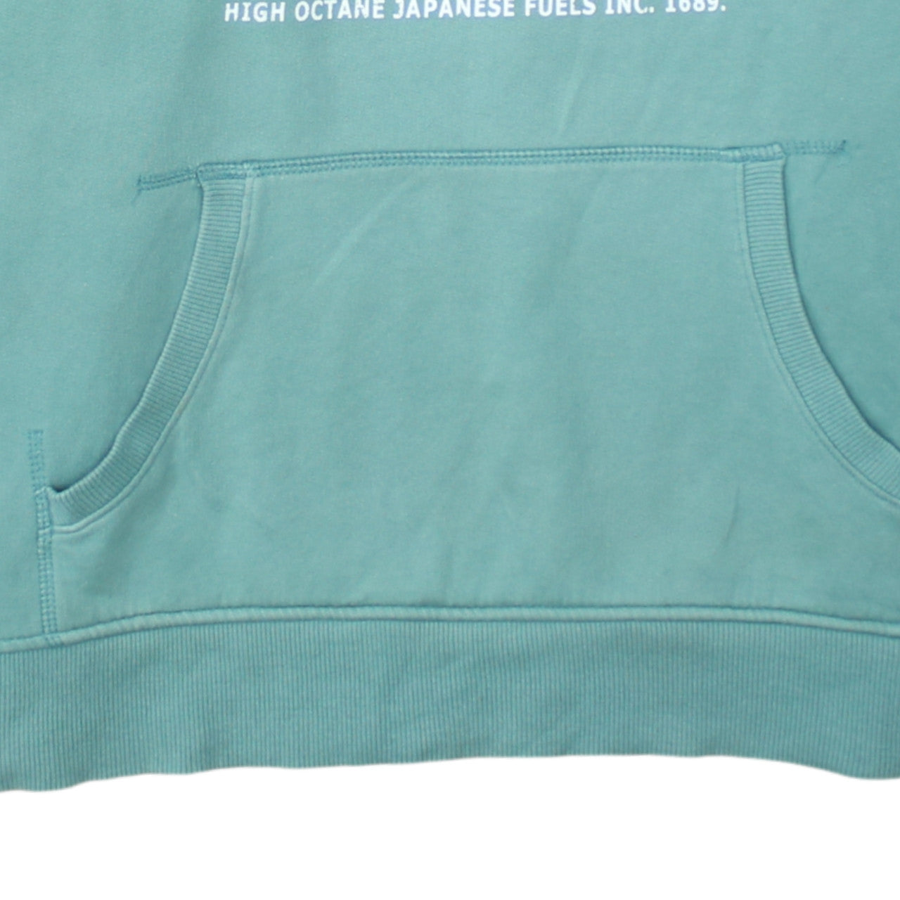Mens UK Size L F&F Green Pullover Hoodie