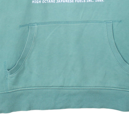 Mens UK Size L F&F Green Pullover Hoodie
