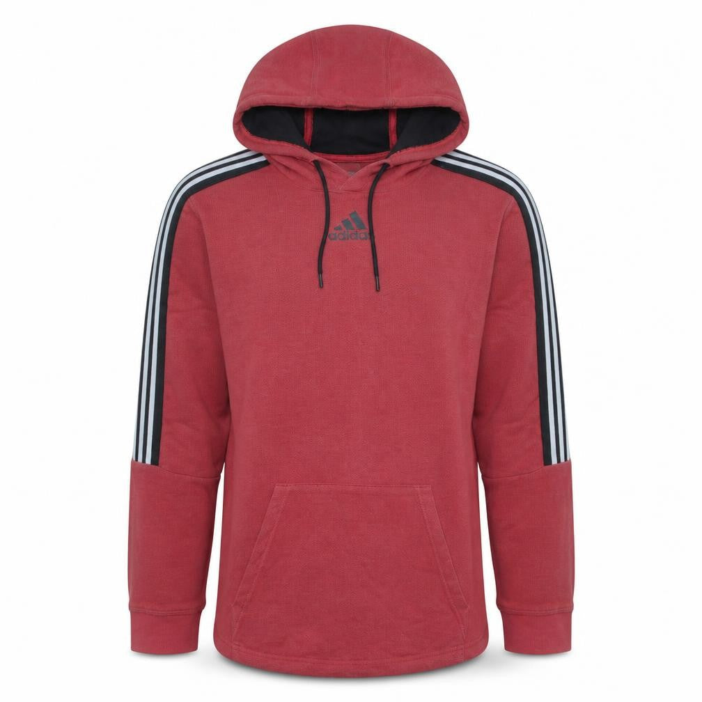 Mens UK Size S adidas Red Pullover Hoodie