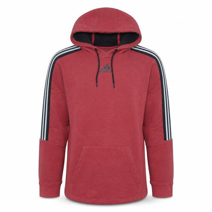 Mens UK Size S adidas Red Pullover Hoodie
