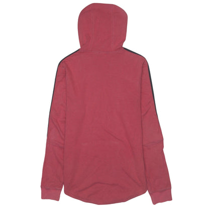 Mens UK Size S adidas Red Pullover Hoodie