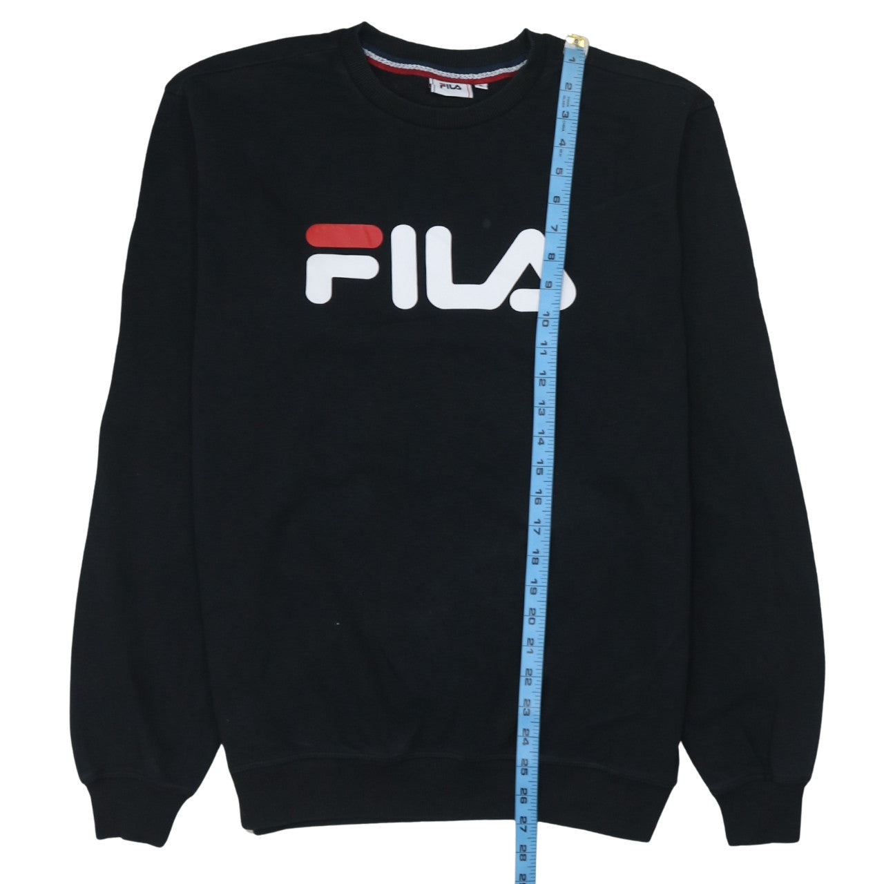 Mens UK Size S FILA Black Pullover Sweatshirt