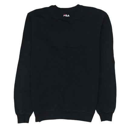 Mens UK Size S FILA Black Pullover Sweatshirt