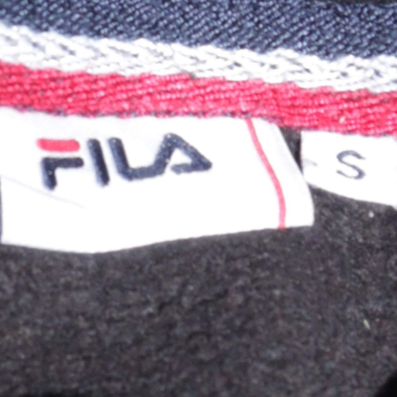 Mens UK Size S FILA Black Pullover Sweatshirt