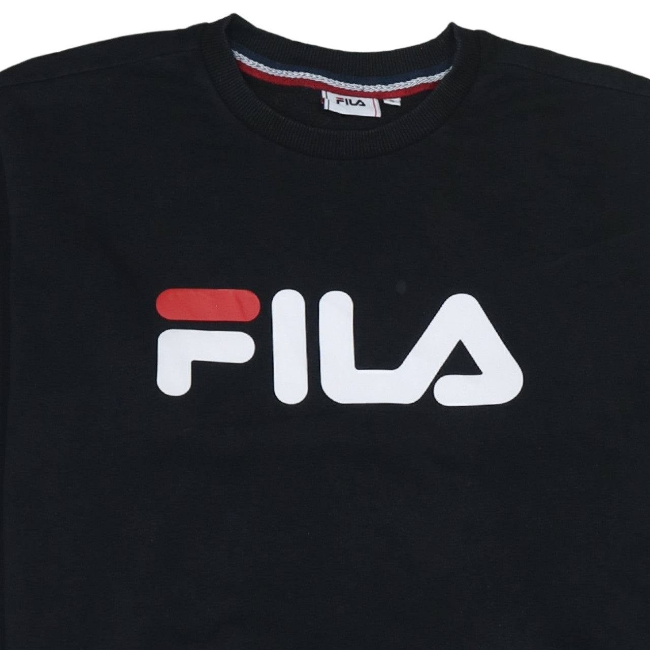 Mens UK Size S FILA Black Pullover Sweatshirt