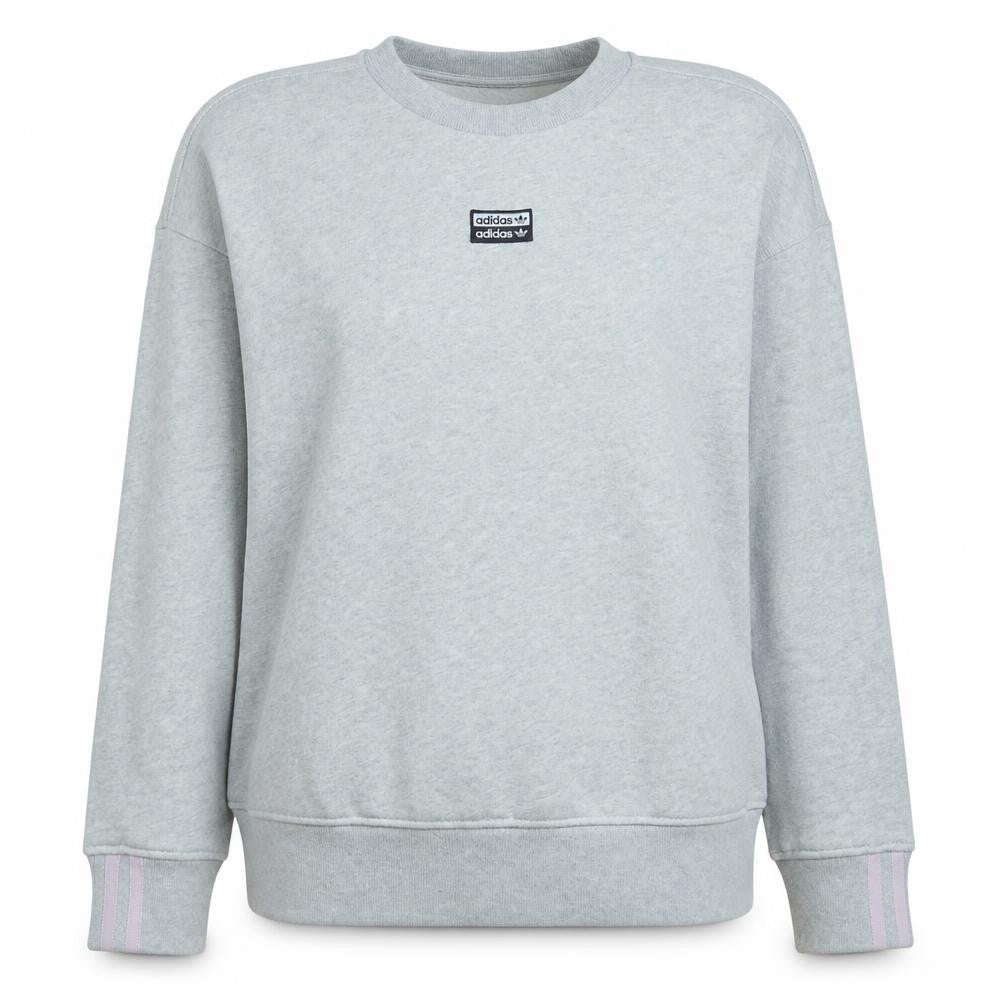Womens UK Size 10 adidas Grey Pullover Sweatshirt