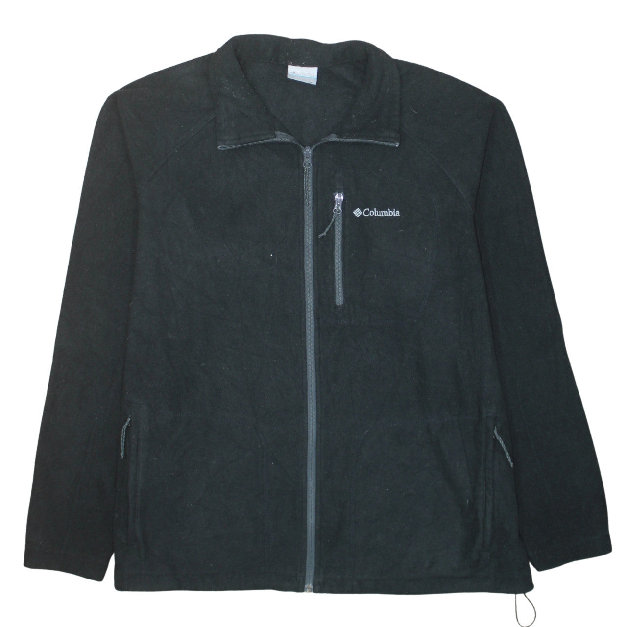 Mens UK Size L Columbia Black Hiking Walking Outdoor Camping Jacket