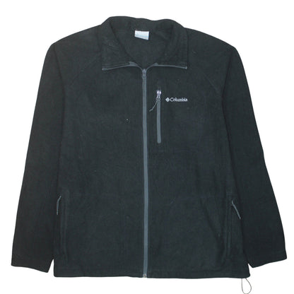 Mens UK Size L Columbia Black Hiking Walking Outdoor Camping Jacket