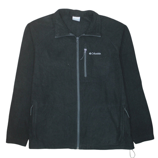 Mens UK Size L Columbia Black Hiking Walking Outdoor Camping Jacket