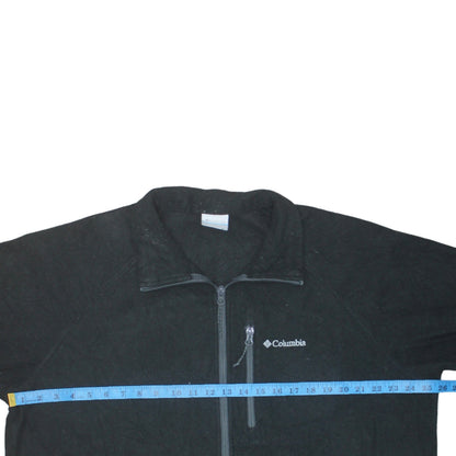 Mens UK Size L Columbia Black Hiking Walking Outdoor Camping Jacket