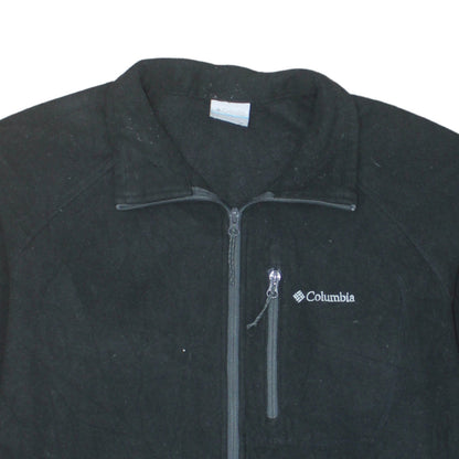 Mens UK Size L Columbia Black Hiking Walking Outdoor Camping Jacket
