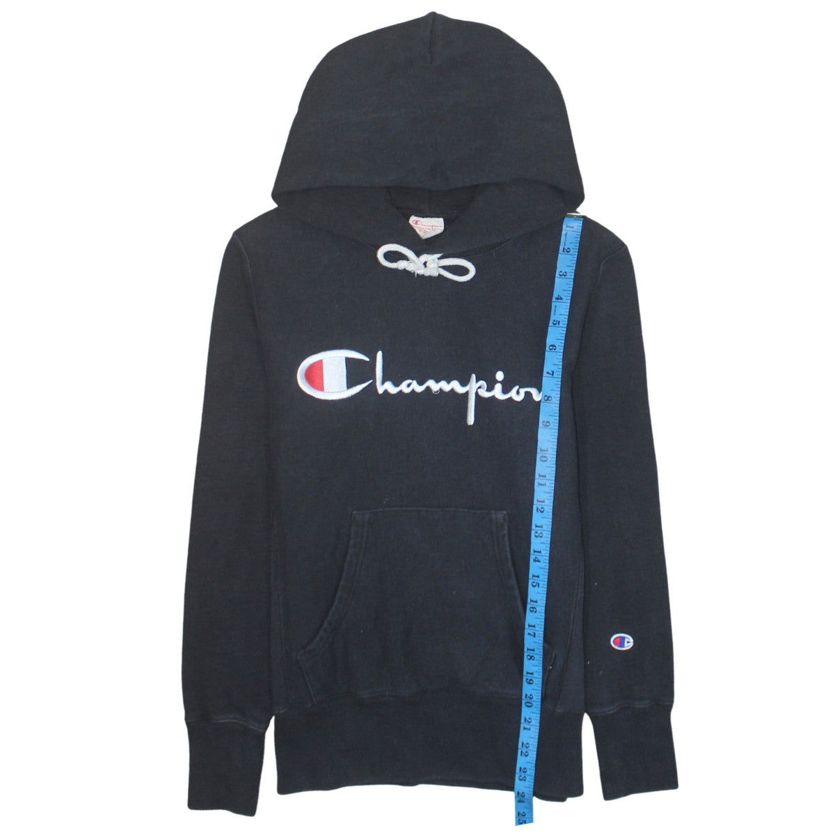 Mens UK Size S Champion Black Pullover Hoodie