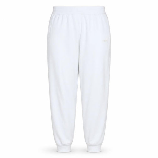Puma Women’s White Jogger Sweatpants Size M Cotton Blend