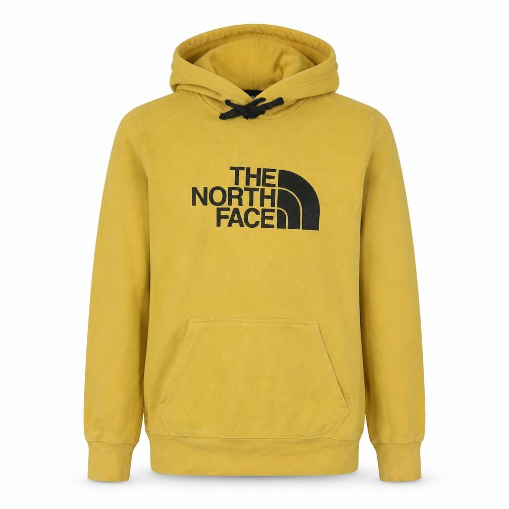 Mens UK Size S The North Face Yellow Pullover Hoodie