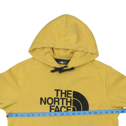 Mens UK Size S The North Face Yellow Pullover Hoodie