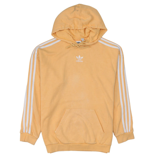 Womens UK Size 10 adidas Yellow Pullover Hoodie