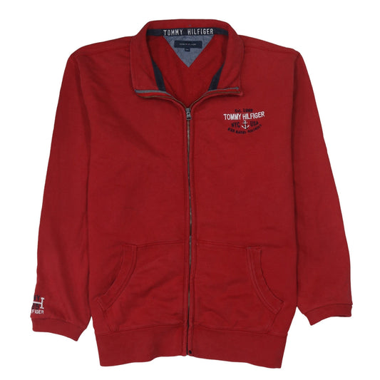 Mens UK Size 2XL Tommy Hilfiger Red Gym & Training Casual Walking Jacket