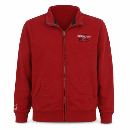 Mens UK Size 2XL Tommy Hilfiger Red Gym & Training Casual Walking Jacket