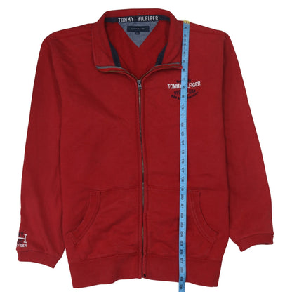 Mens UK Size 2XL Tommy Hilfiger Red Gym & Training Casual Walking Jacket
