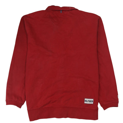 Mens UK Size 2XL Tommy Hilfiger Red Gym & Training Casual Walking Jacket