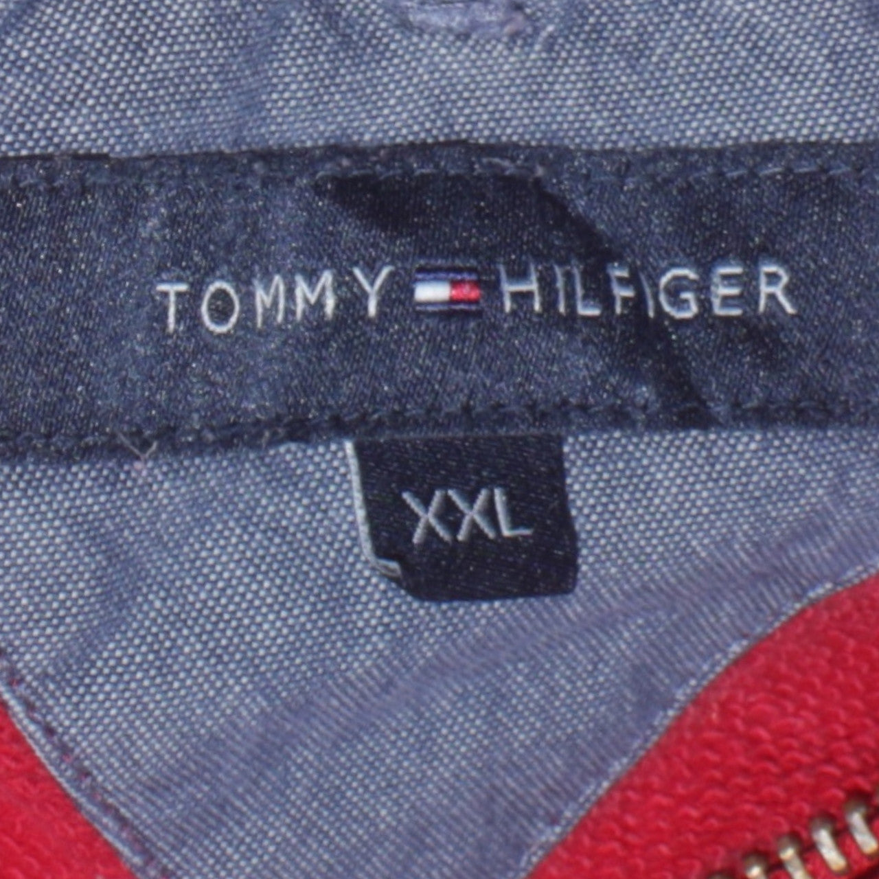 Mens UK Size 2XL Tommy Hilfiger Red Gym & Training Casual Walking Jacket