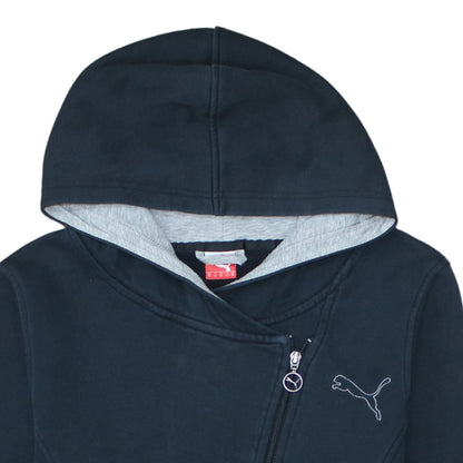Womens UK Size 16 PUMA Black Full Zip Hoodie