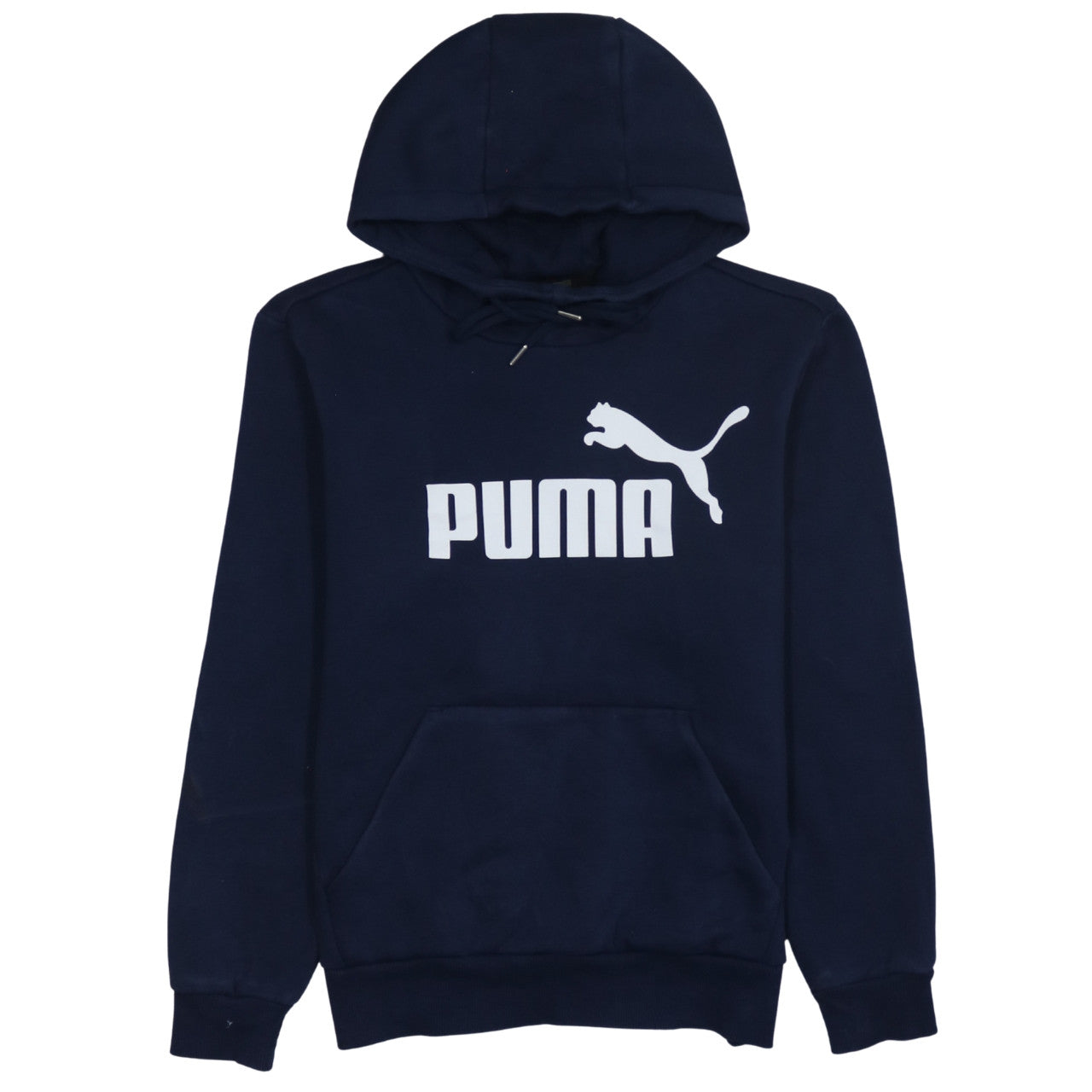 Mens UK Size XS PUMA Blue Pullover Hoodie