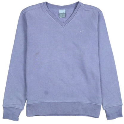 Womens UK Size M Nike Purple Pullover Sweatshirt