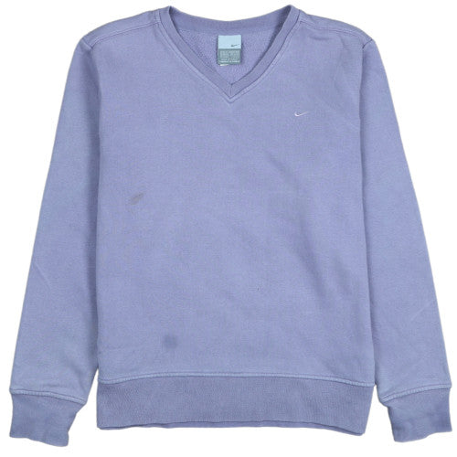 Womens UK Size M Nike Purple Pullover Sweatshirt