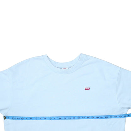 Womens UK Size 2XL Levi's Blue Pullover Sweatshirt