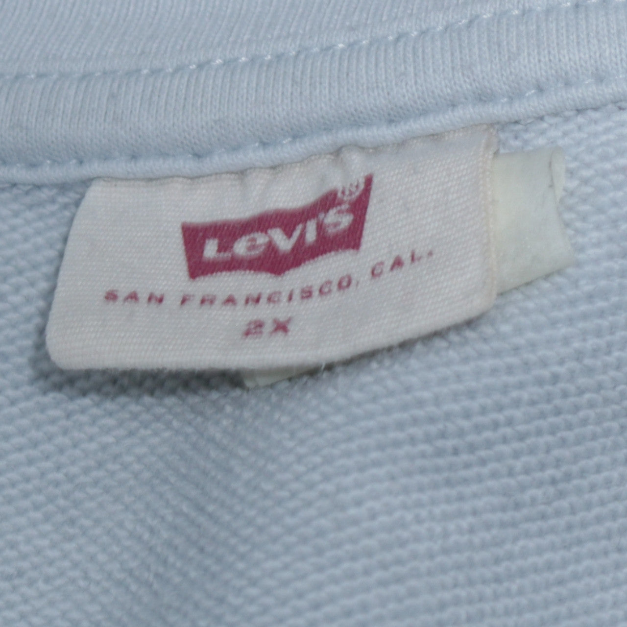 Womens UK Size 2XL Levi's Blue Pullover Sweatshirt