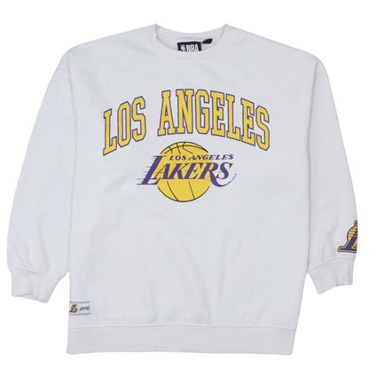 Womens UK Size L NBA White Pullover Sweatshirt
