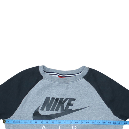 Mens UK Size S Nike Grey Pullover Sweatshirt