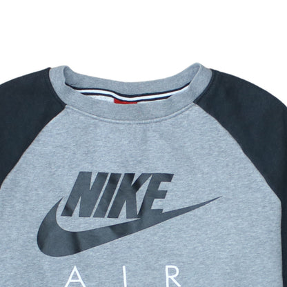 Mens UK Size S Nike Grey Pullover Sweatshirt
