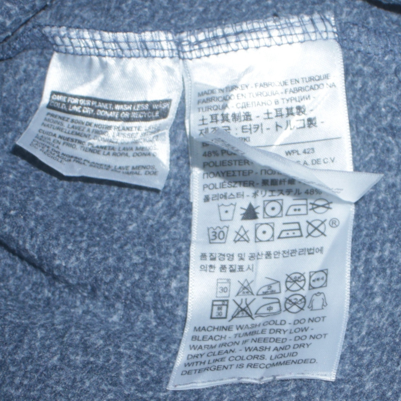 Mens UK Size S Levi's Blue Pullover Sweatshirt