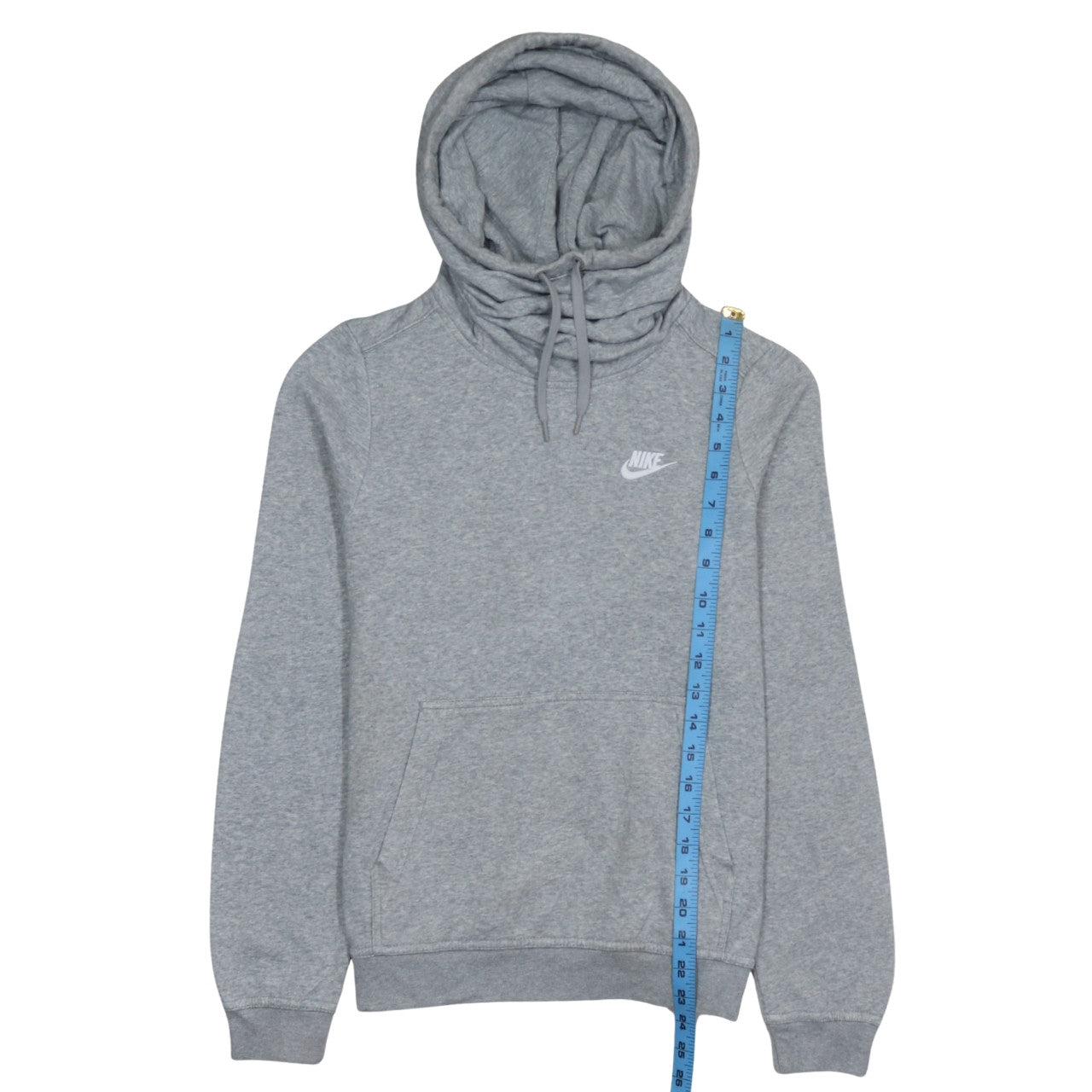 Mens UK Size S Nike Grey Pullover Hoodie