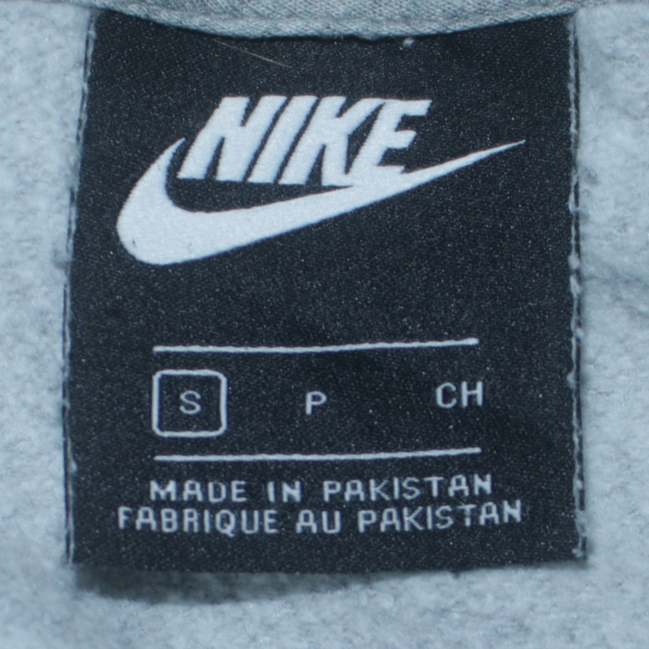 Mens UK Size S Nike Grey Pullover Hoodie