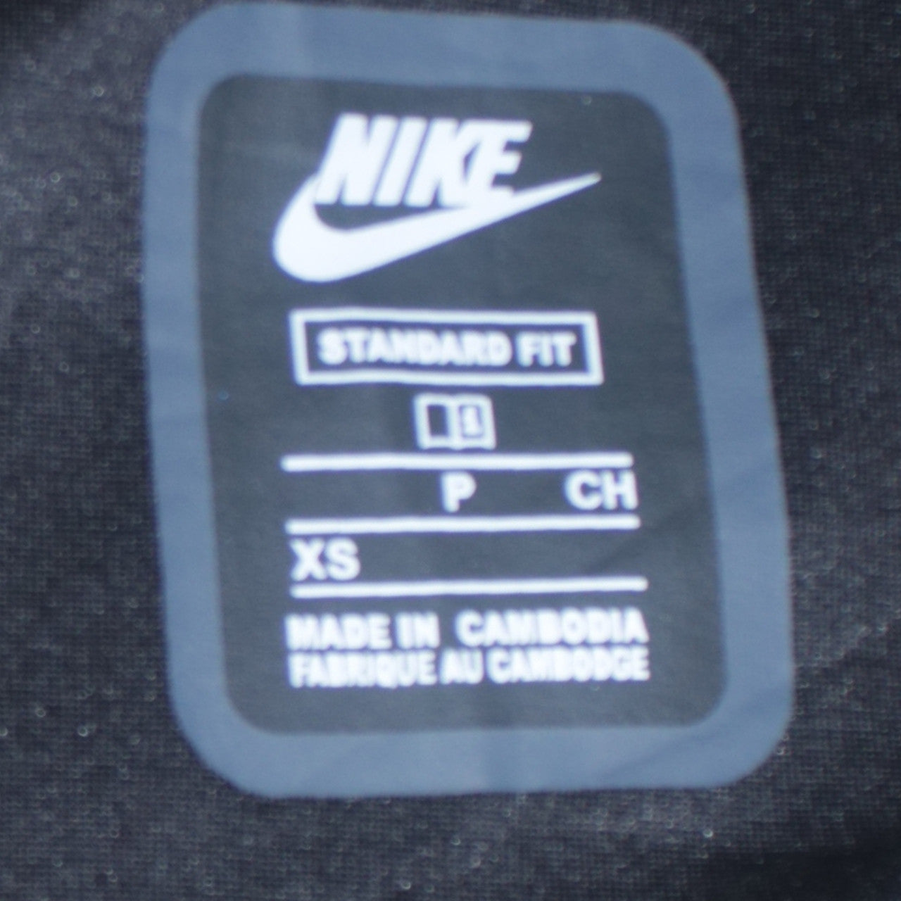 Mens UK Size XS Nike Black Full Zip Hoodie