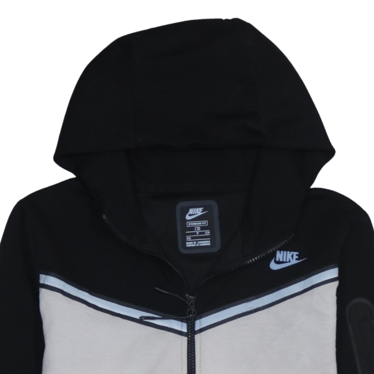 Mens UK Size XS Nike Black Full Zip Hoodie