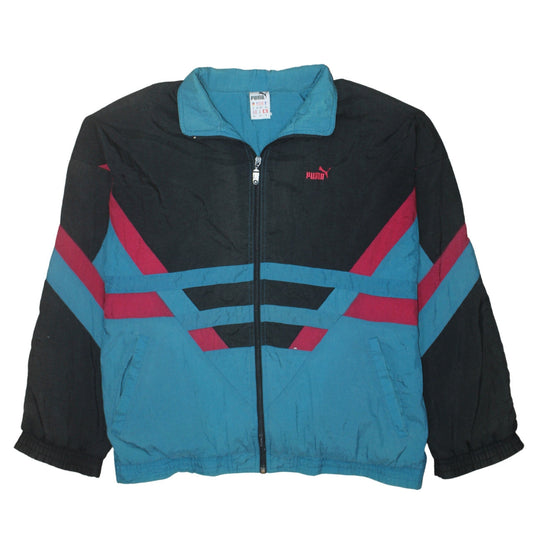 Mens UK Size XL PUMA Multicoloured Windbreaker Coat